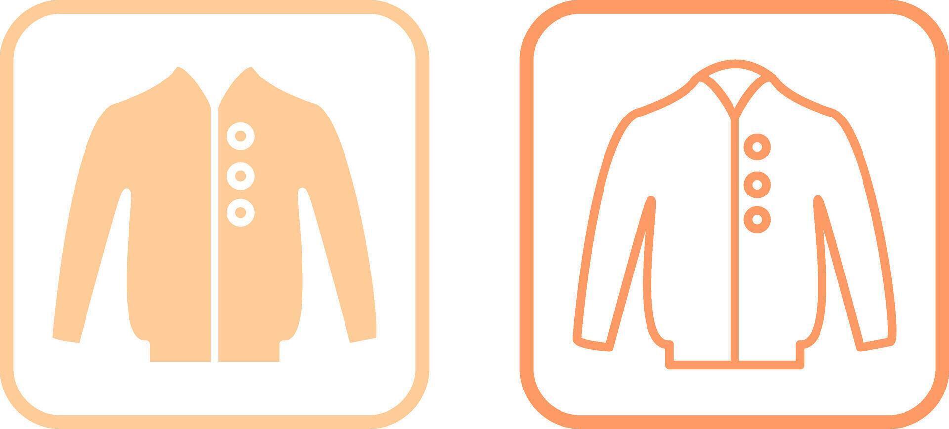 Mens Jacket Vector Icon