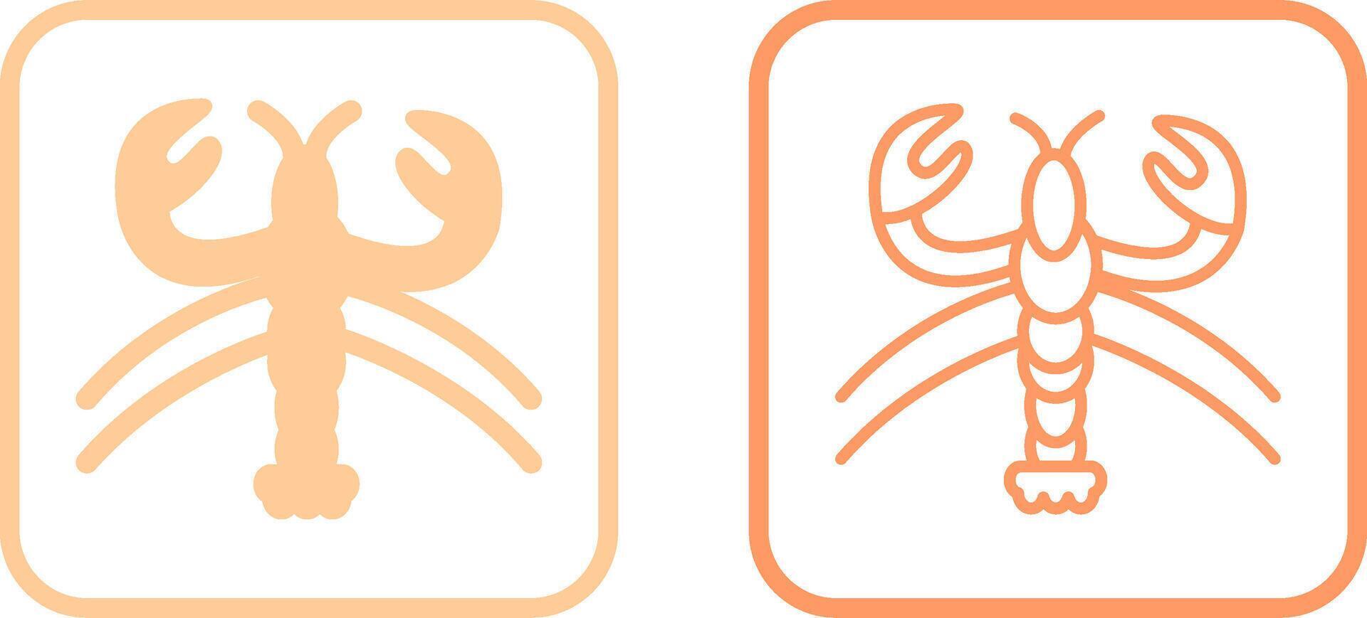 Lobster Vector Icon