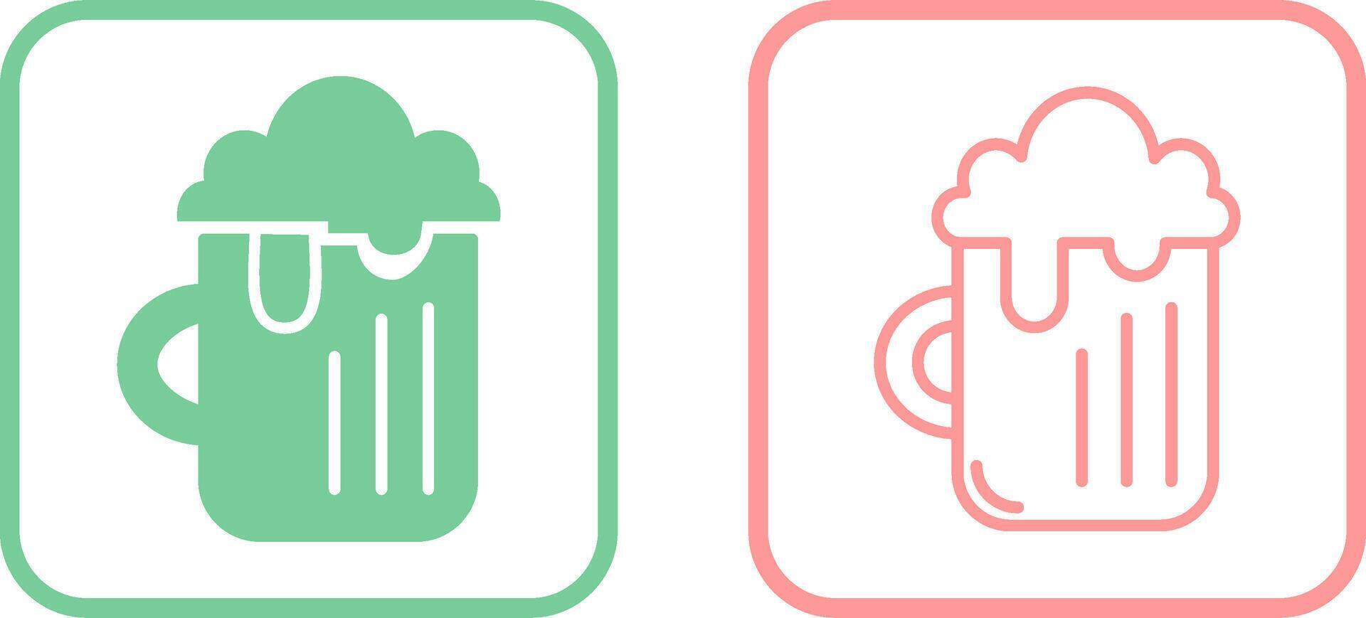 Pint of Beer Vector Icon