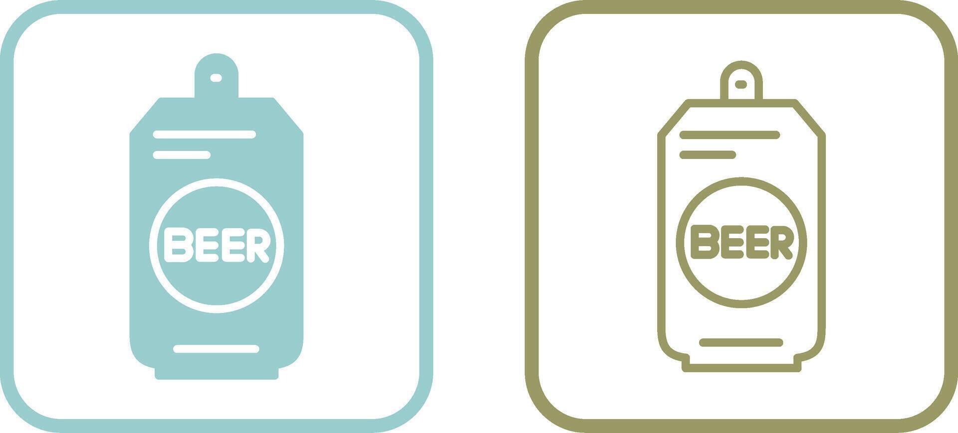Beer Can II Vector Icon