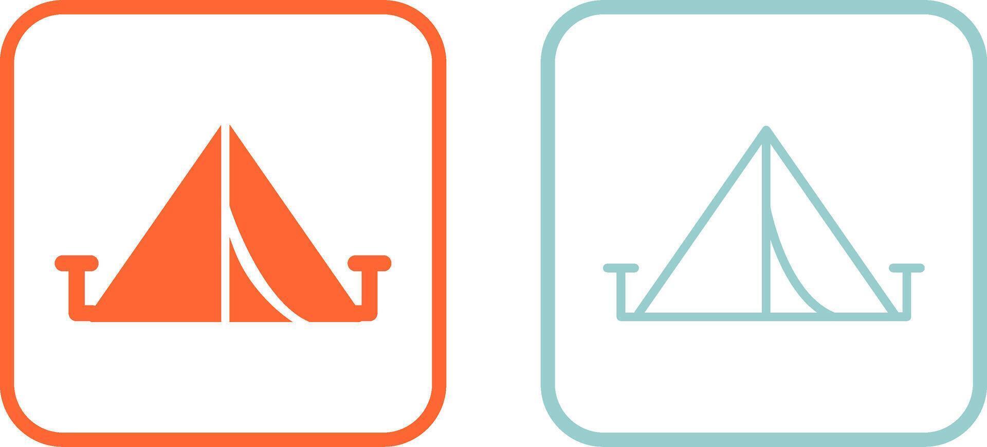 Tent Vector Icon