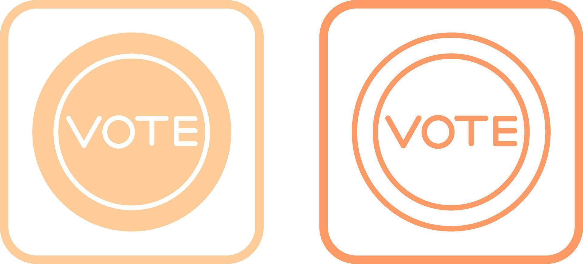 Vote Link Vector Icon