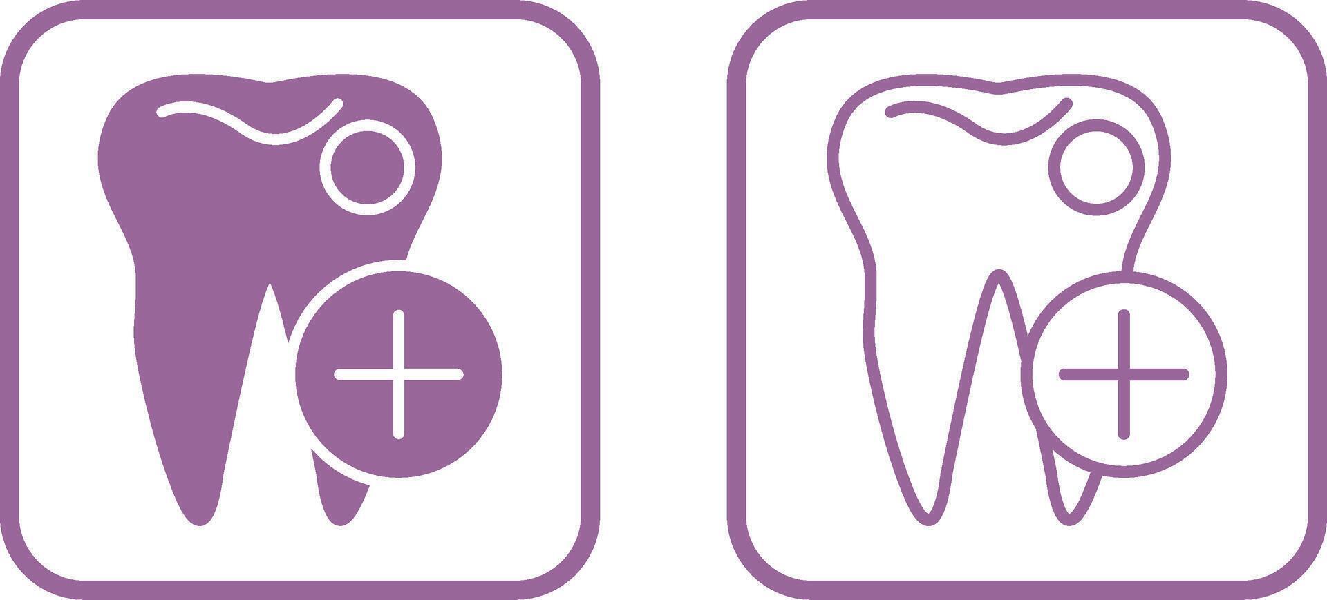 icono de vector de dentista