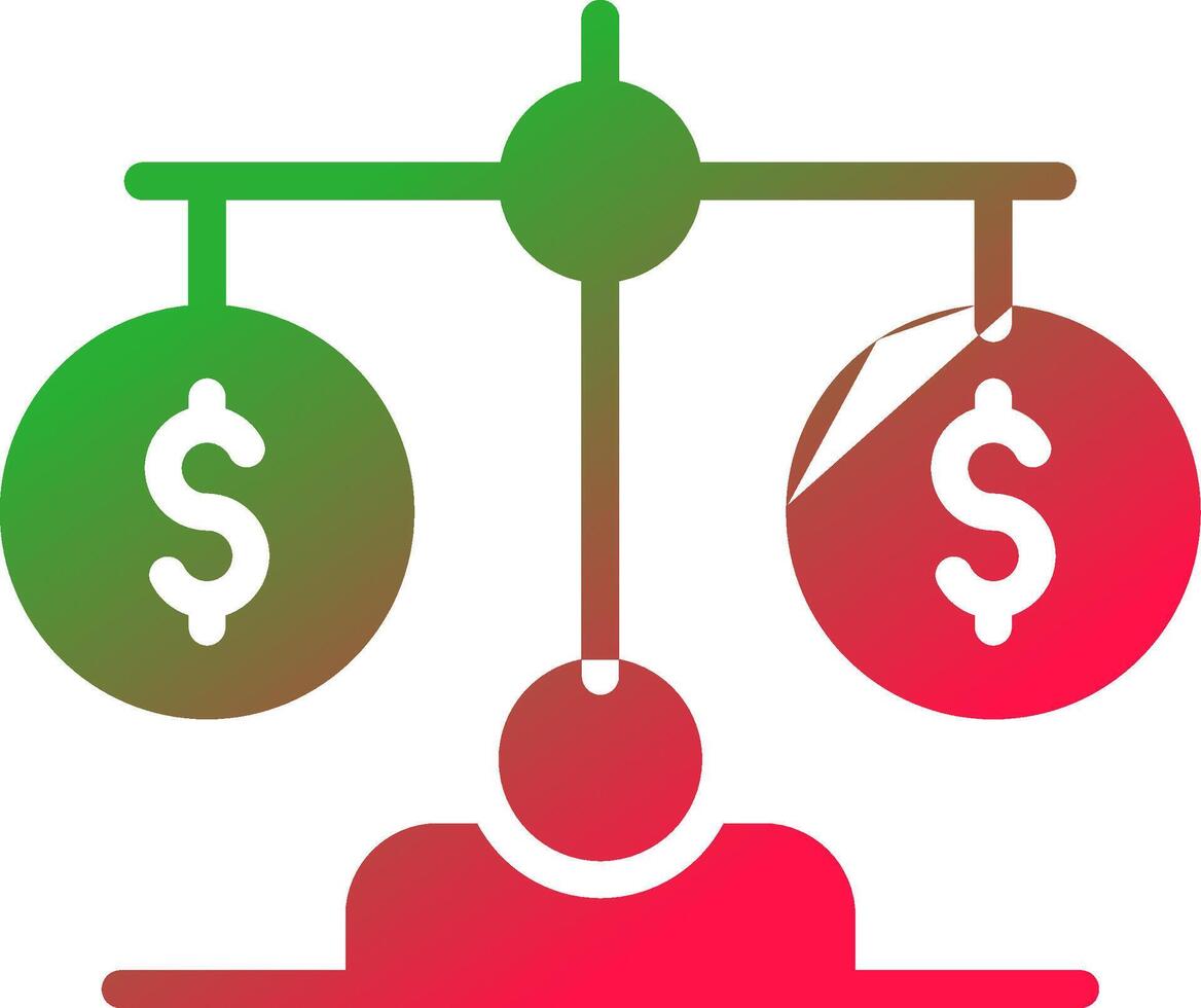 Compare Prices Creative Icon Design vector