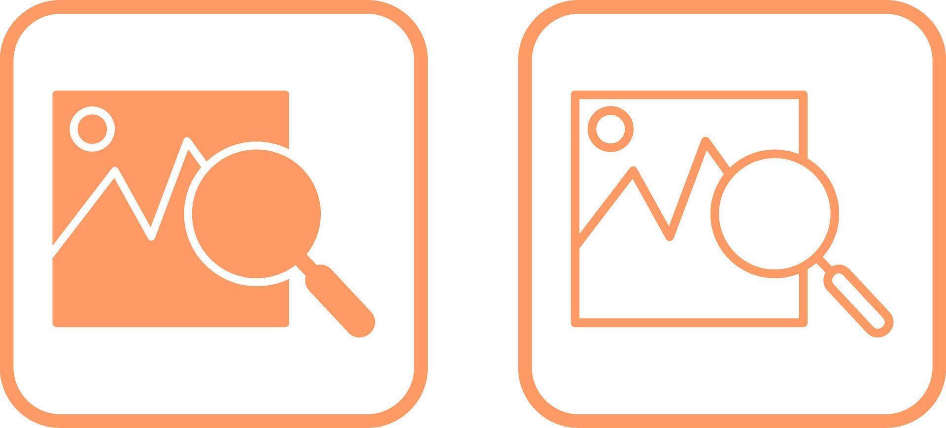 Image Search Vector Icon