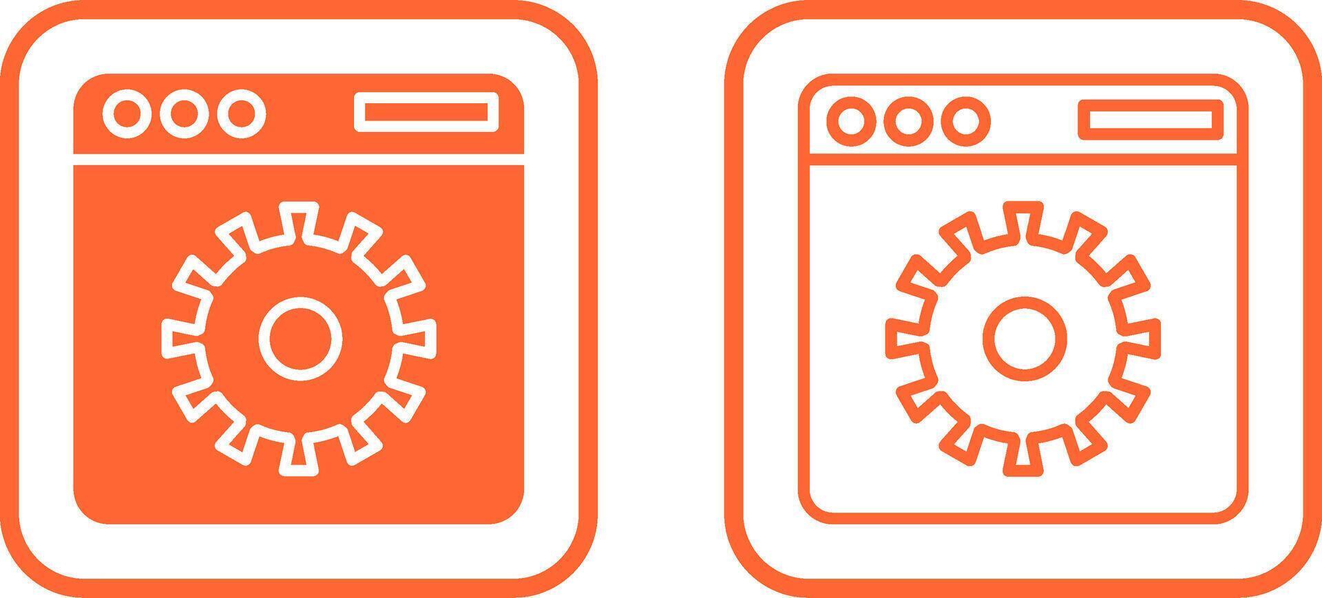 Website Settings Vector Icon
