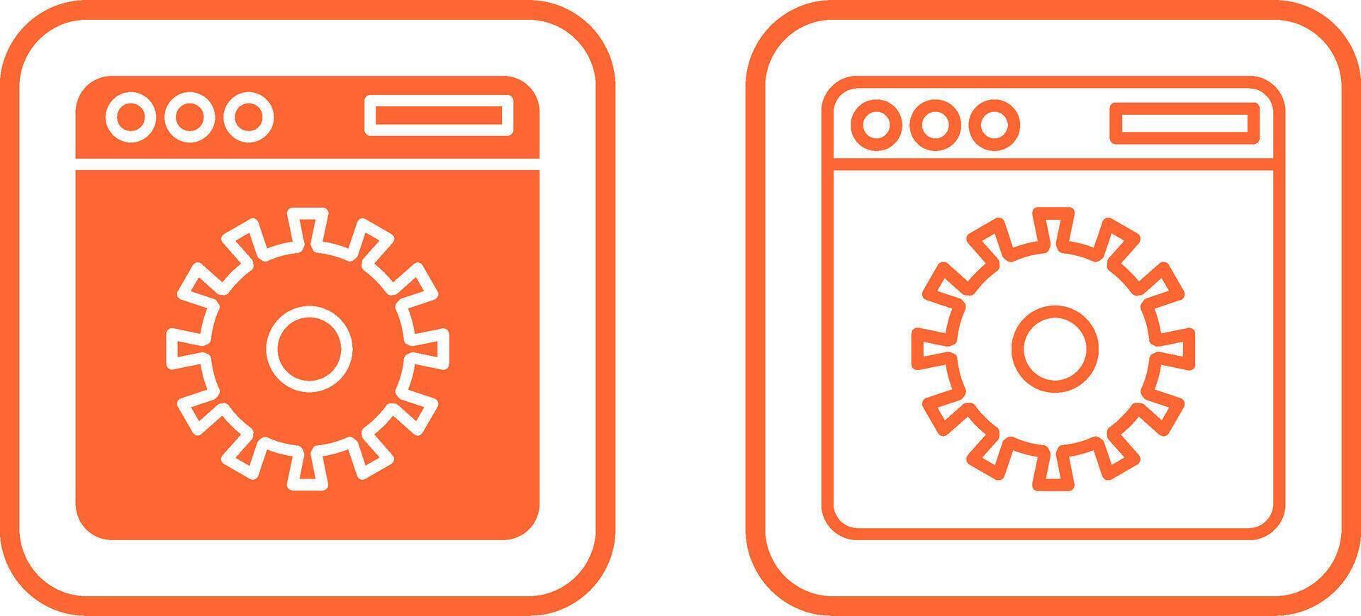 Website Settings Vector Icon