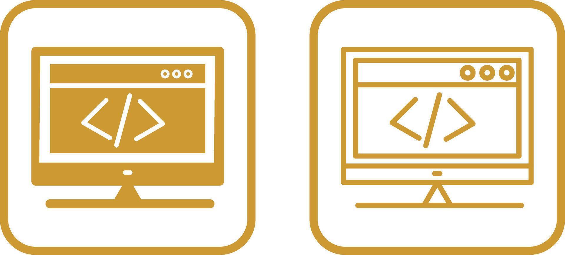 HTML Coding Vector Icon 42012624 Vector Art at Vecteezy