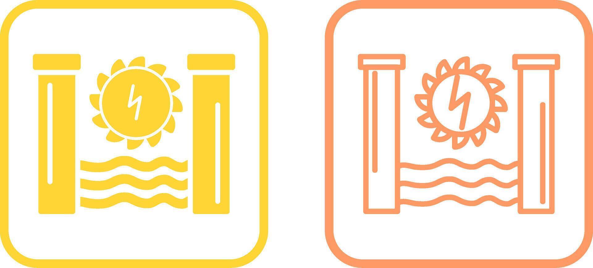 Hydro Power Vector Icon