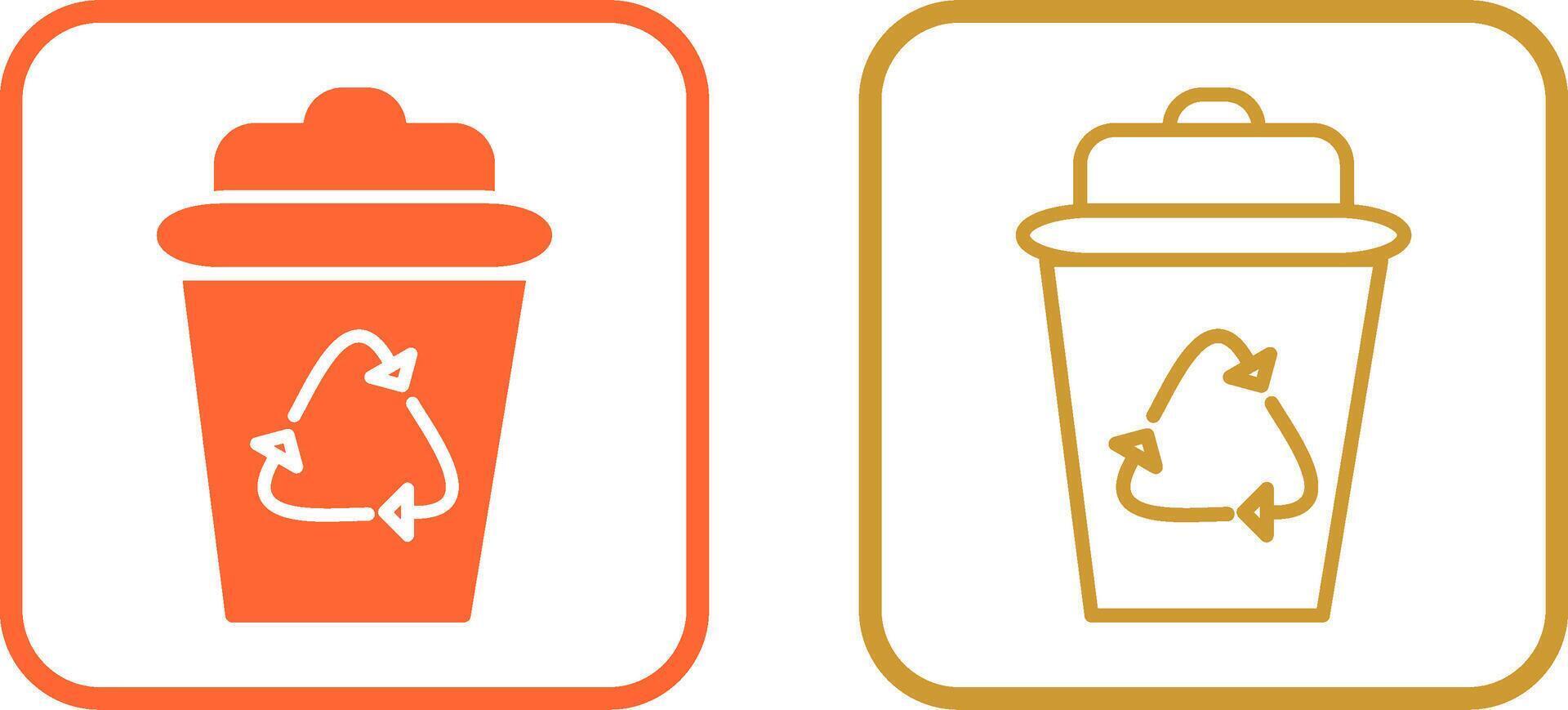 Recycle Bin Vector Icon