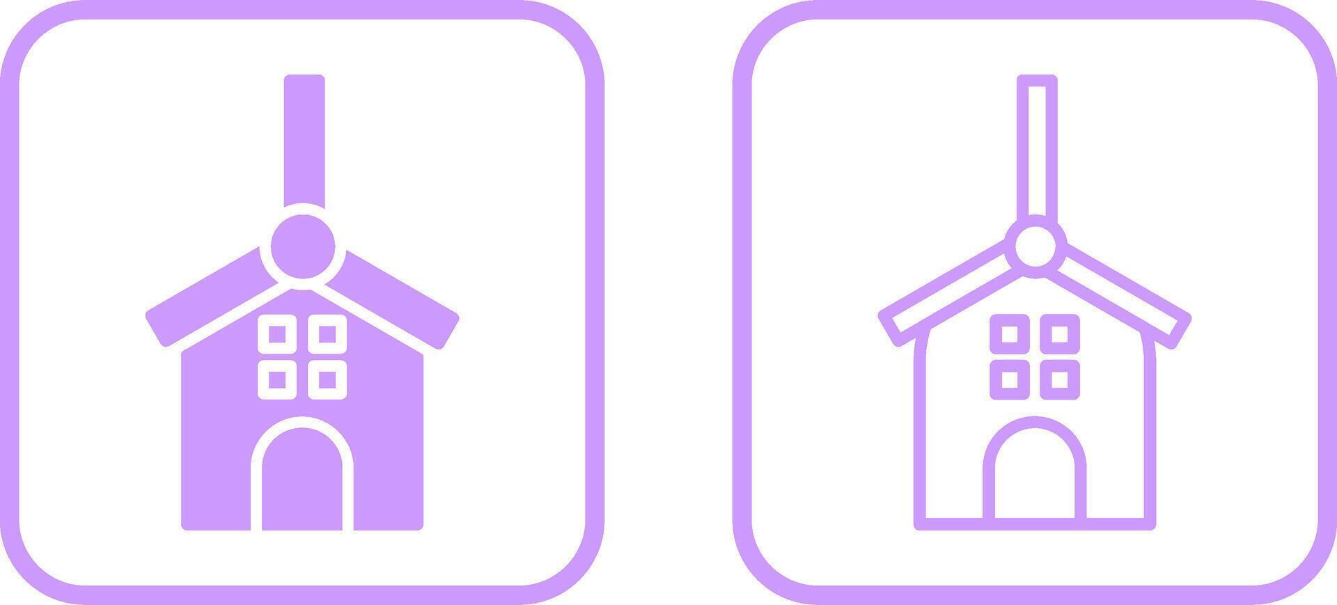 Windmills Vector Icon