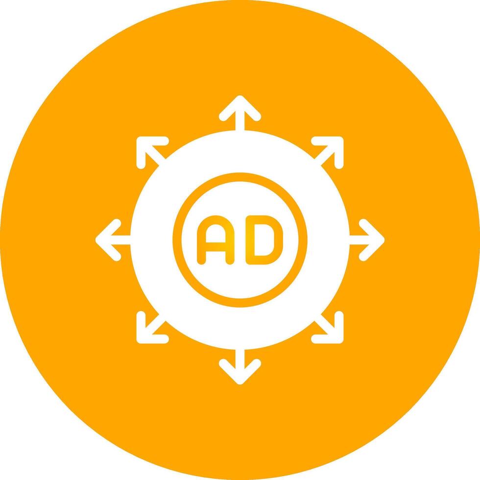 Advertising Submission Creative Icon Design vector