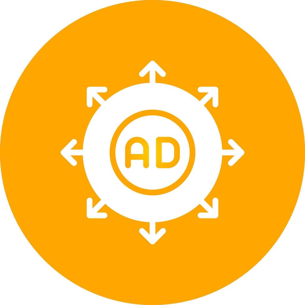 Advertising Submission Creative Icon Design vector