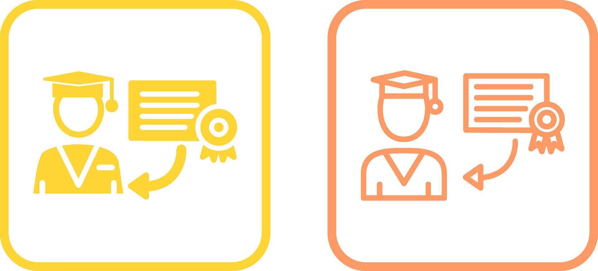 Receiving Degree Vector Icon