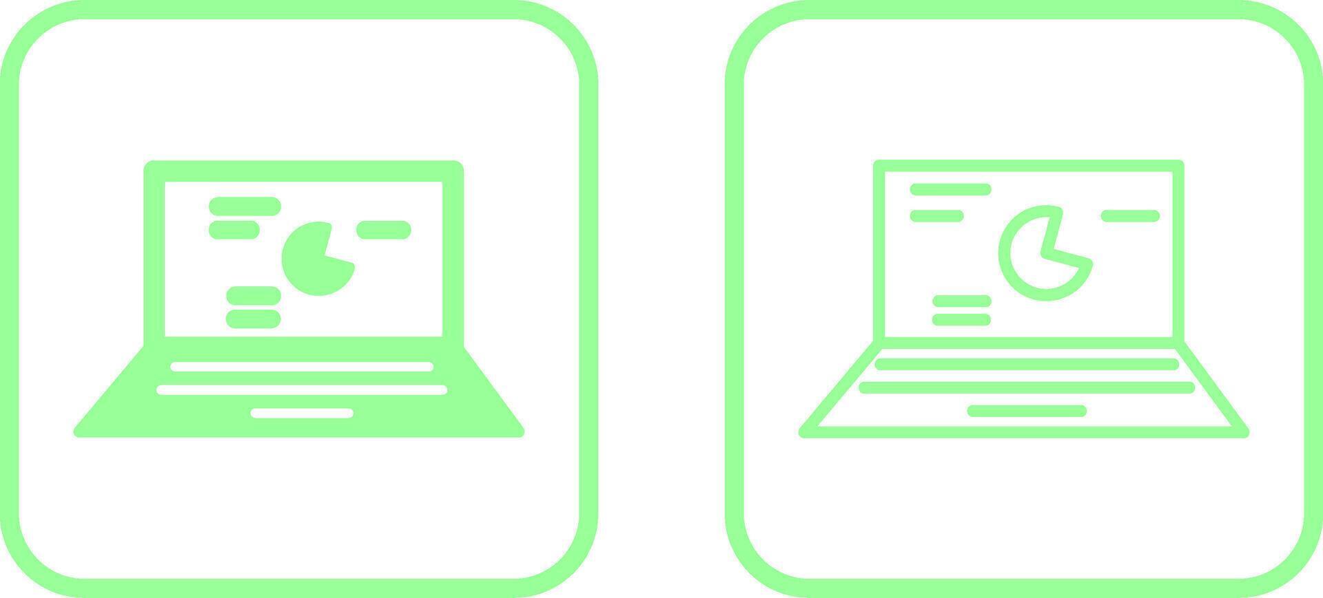 Online Stats Vector Icon