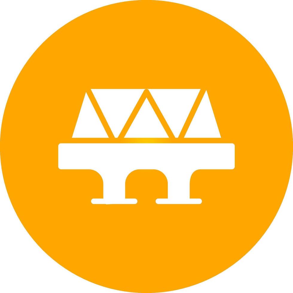 Bridge Creative Icon Design vector