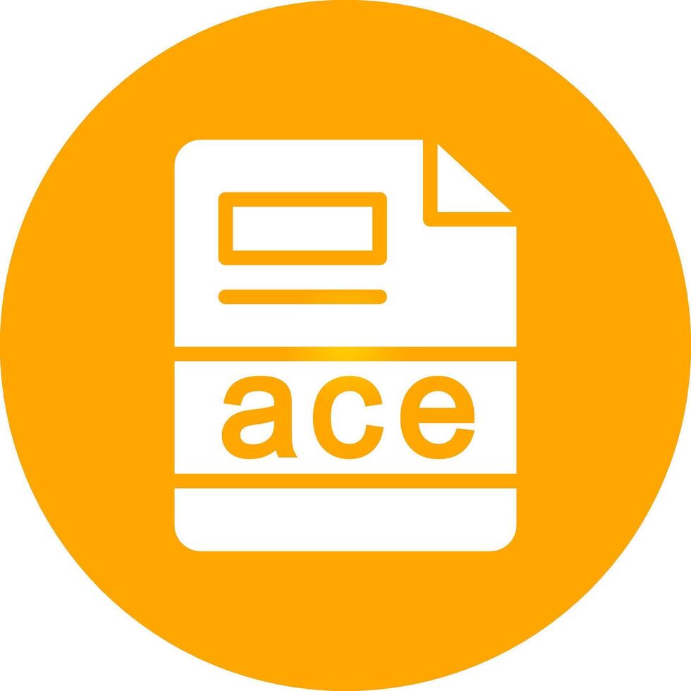 ACE Creative Icon Design vector