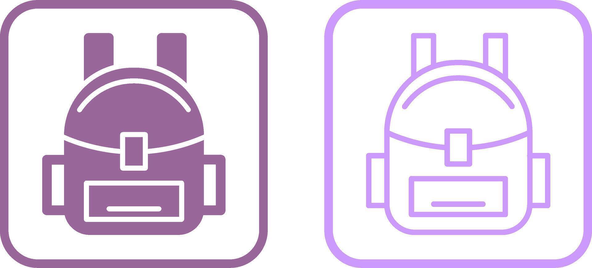 icono de vector de paquete de bolsa