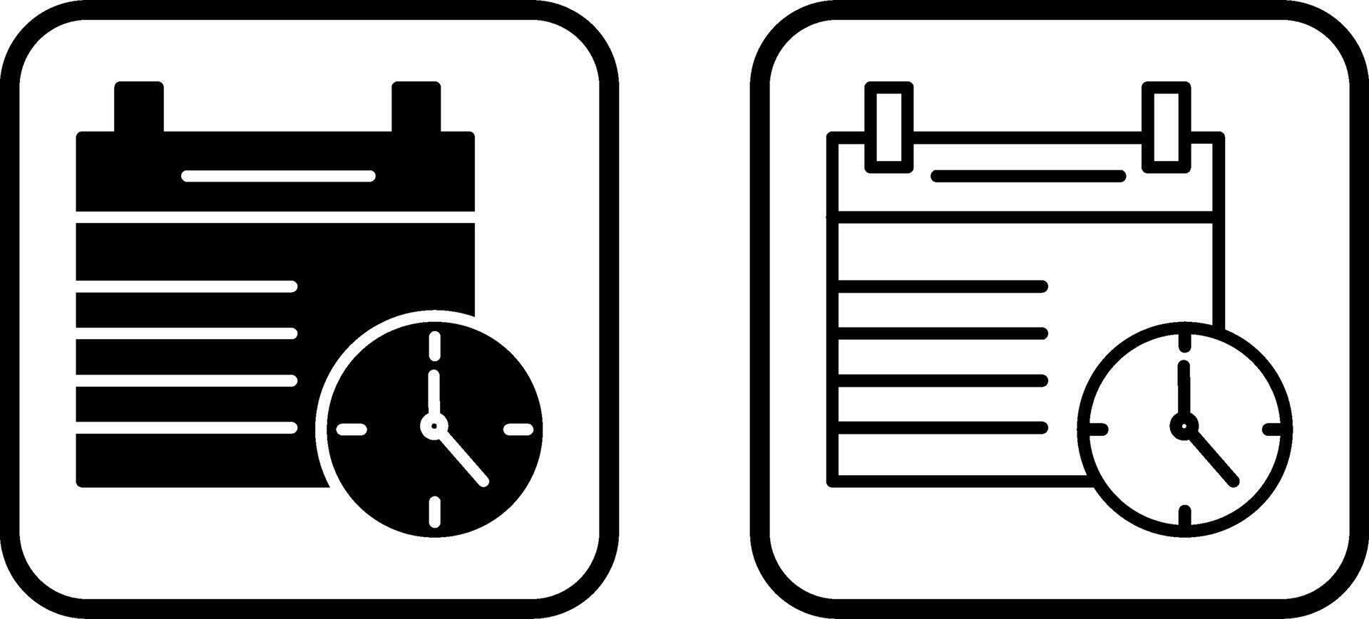 Clock Vector Icon