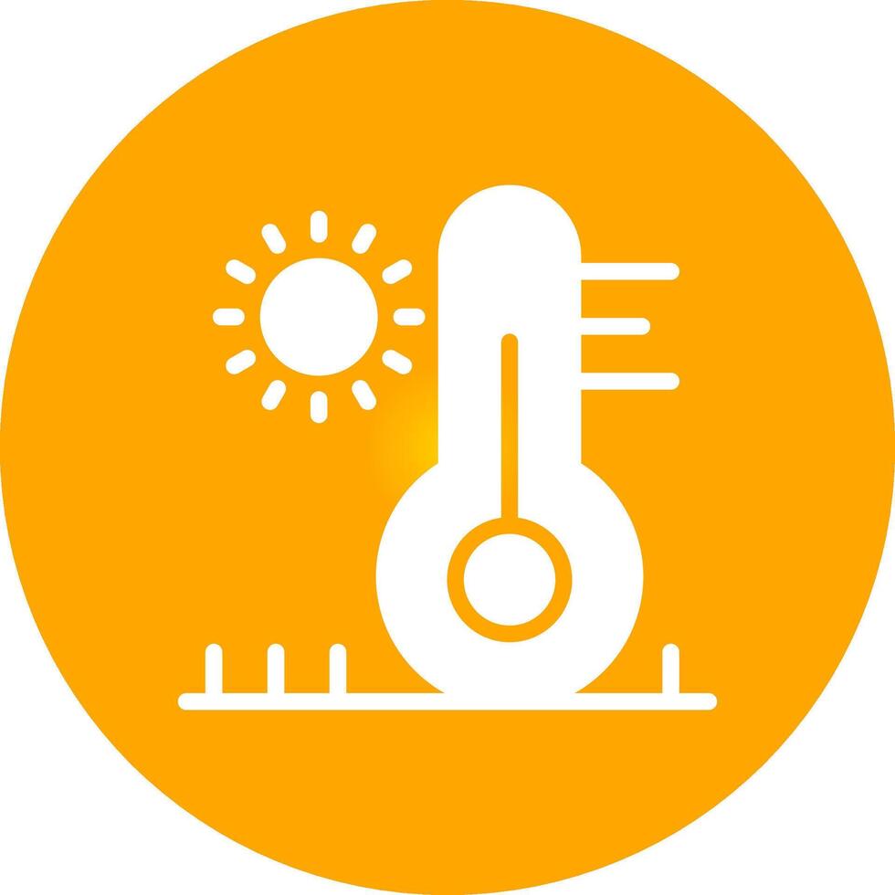 High Temperature Creative Icon Design vector