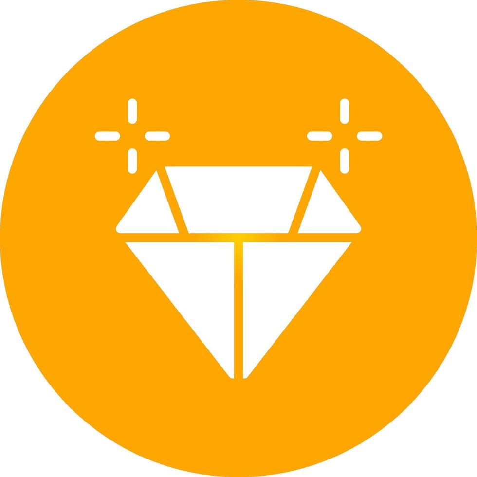 diseño de icono creativo de diamante vector