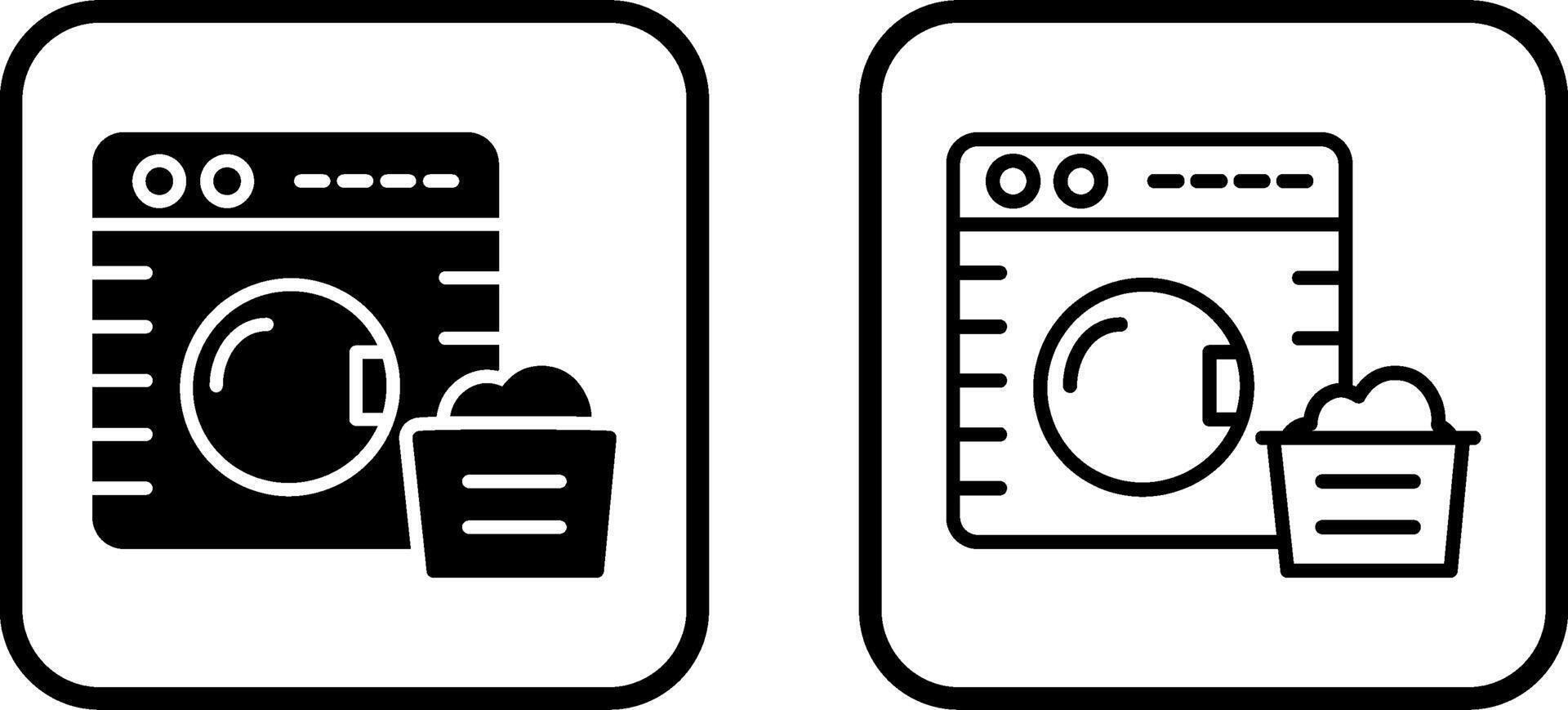 Washing Machine Vector Icon