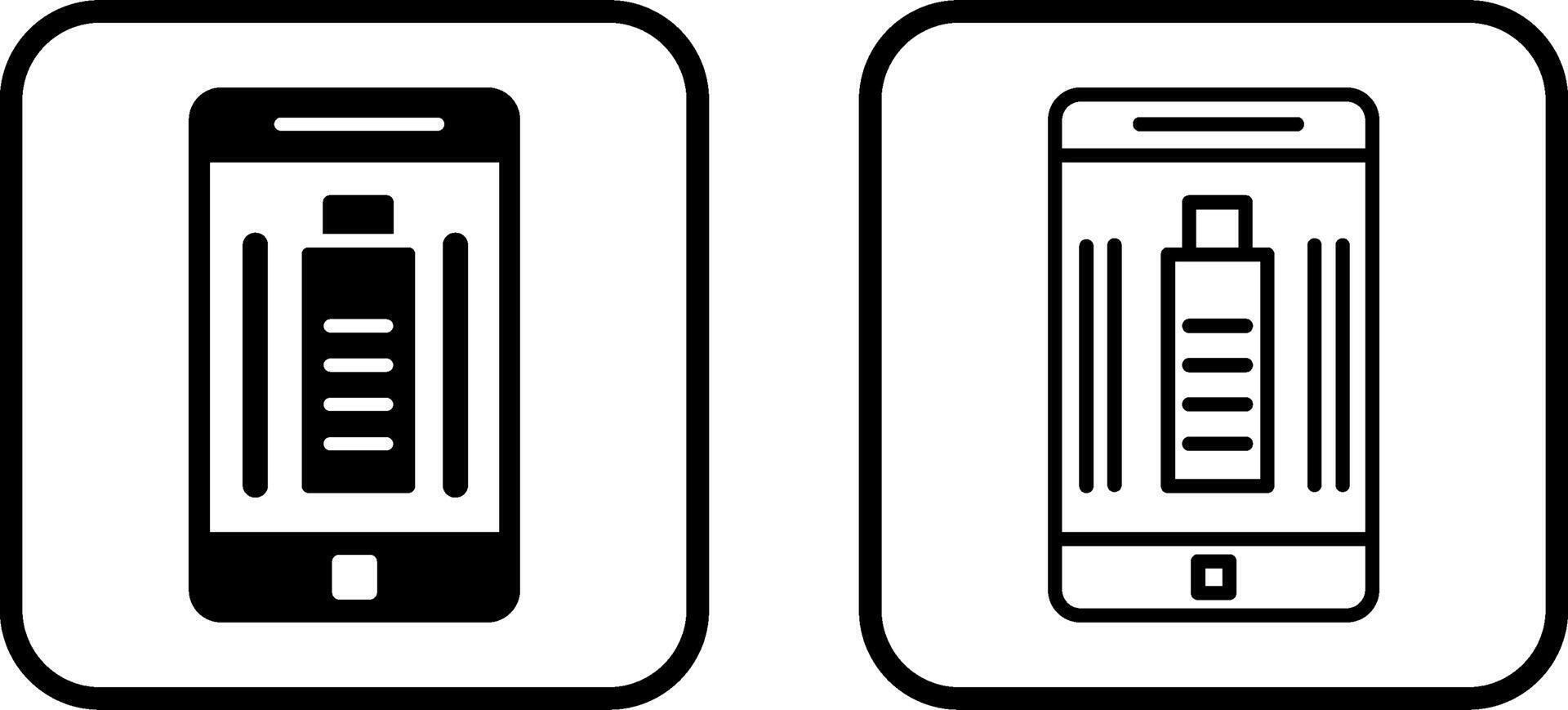 Mobile Battery Vector Icon