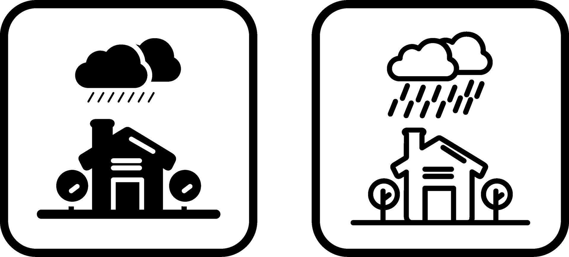 Rain Vector Icon