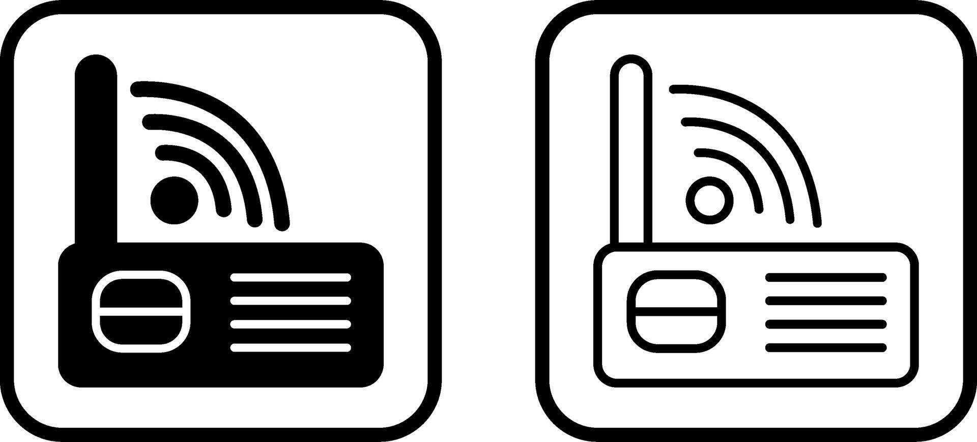 Modem Wifi Vector Icon