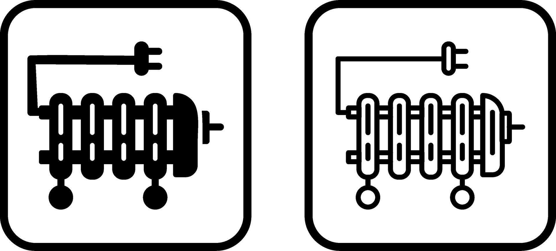 Oil Heater Vector Icon