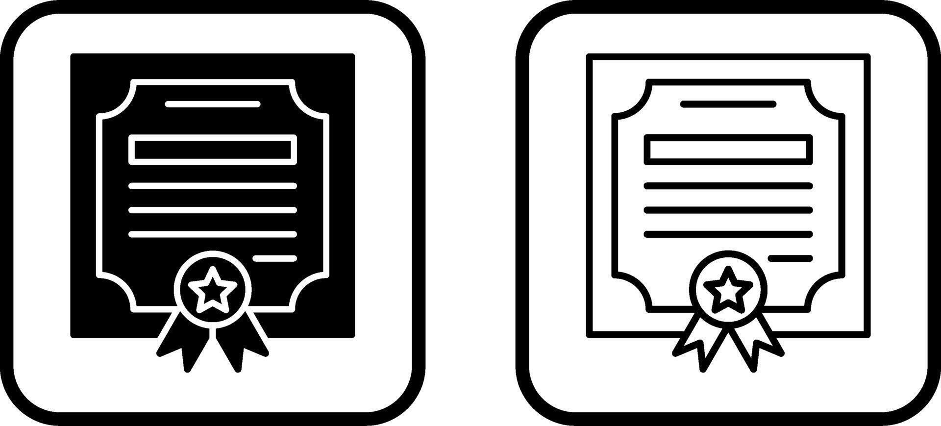 Diploma Vector Icon