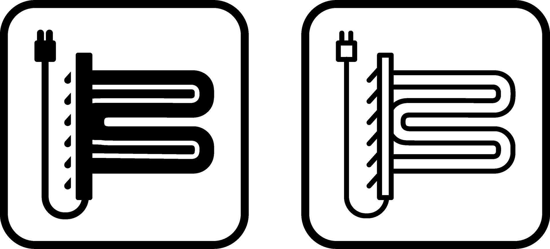 Towel Dryer Vector Icon