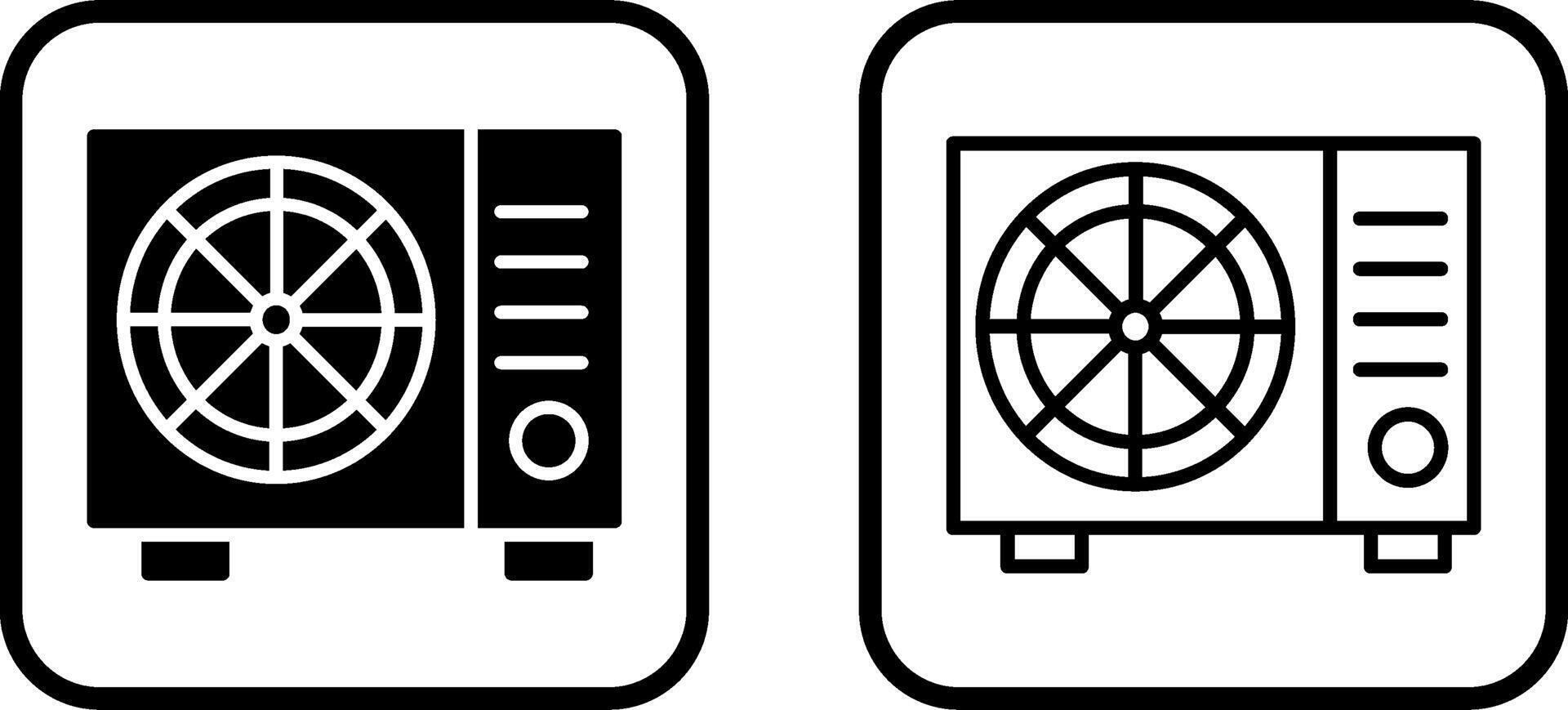 AC Outside Unit Vector Icon