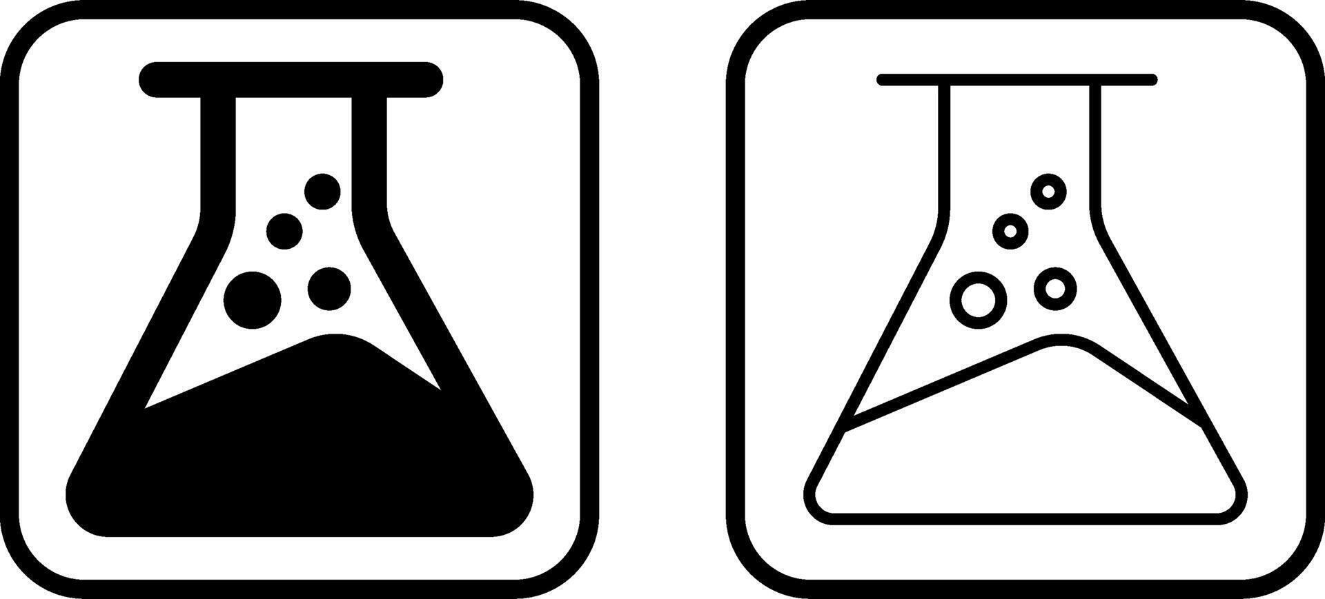 Chemical Flask Vector Icon