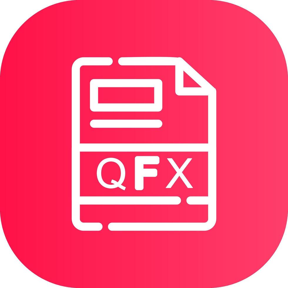 Line Round Corner Gradient vector