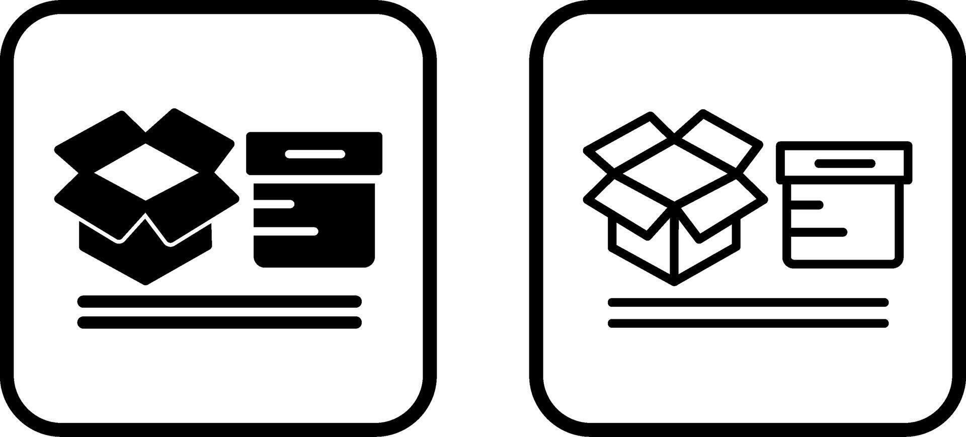 Boxes Vector Icon