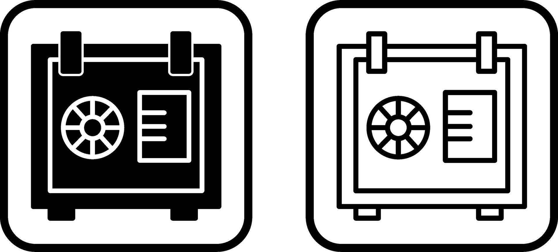 Safe Box Vector Icon
