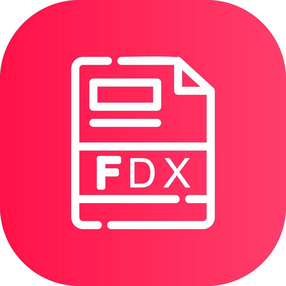 FDX Creative Icon Design vector