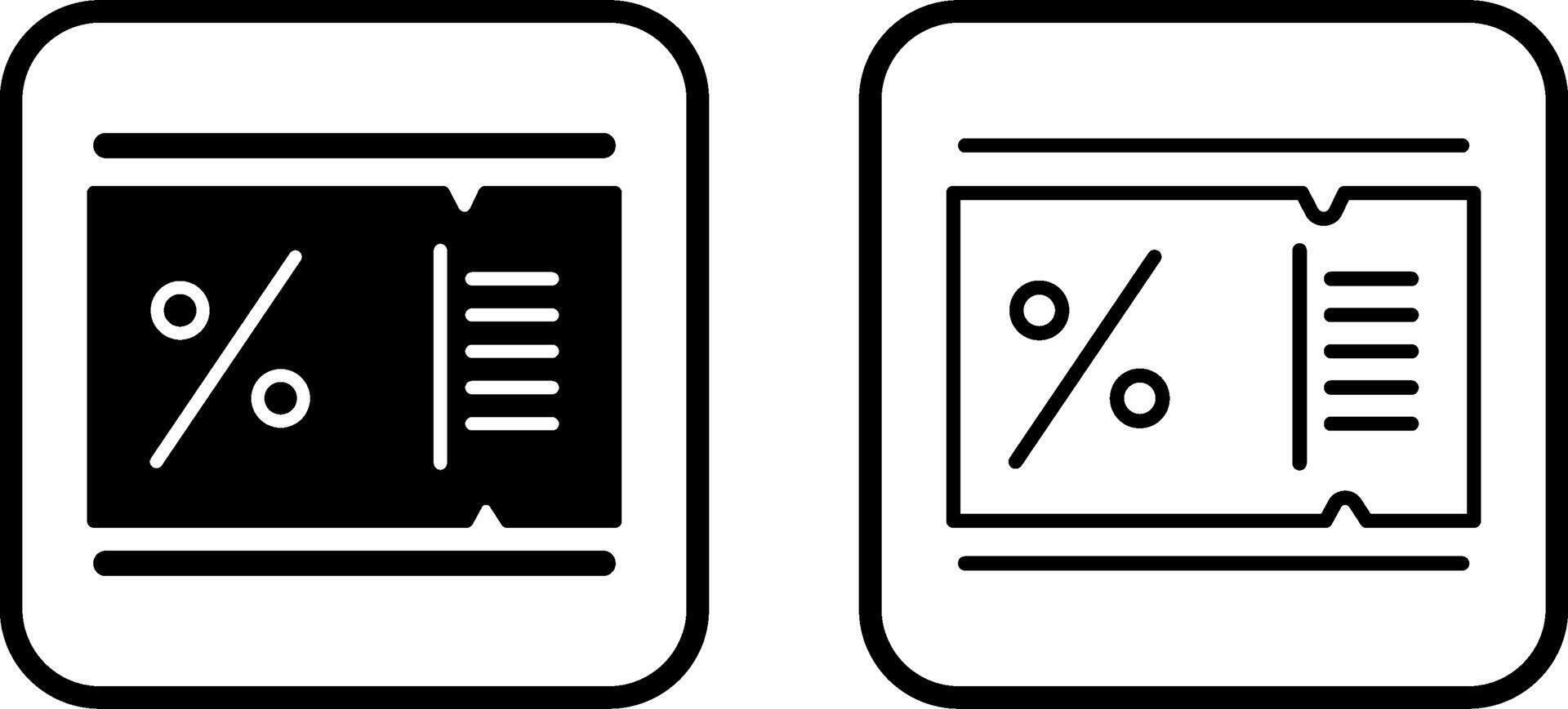 Discount Vector Icon