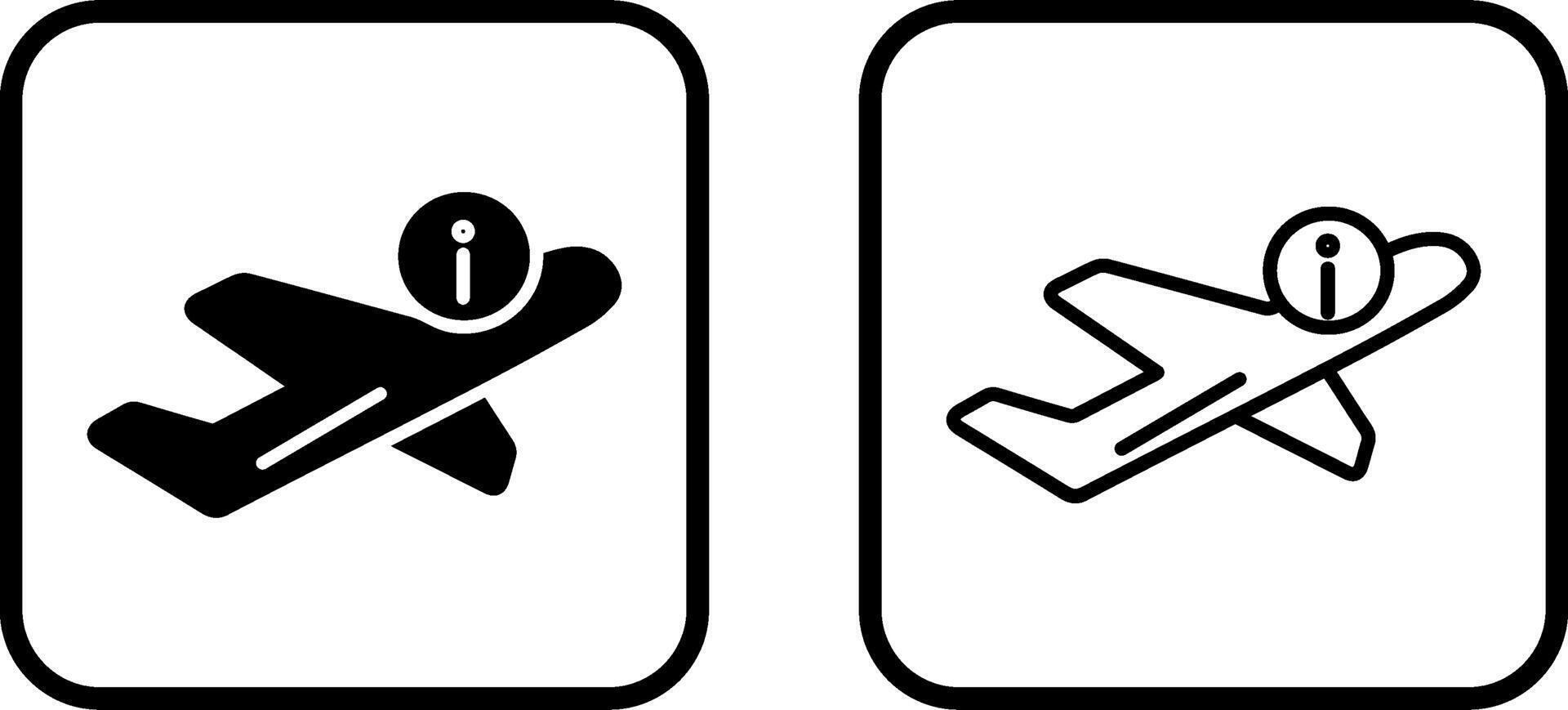 Flight Information Vector Icon
