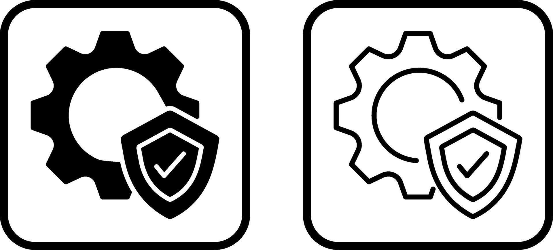 Protected System Vector Icon