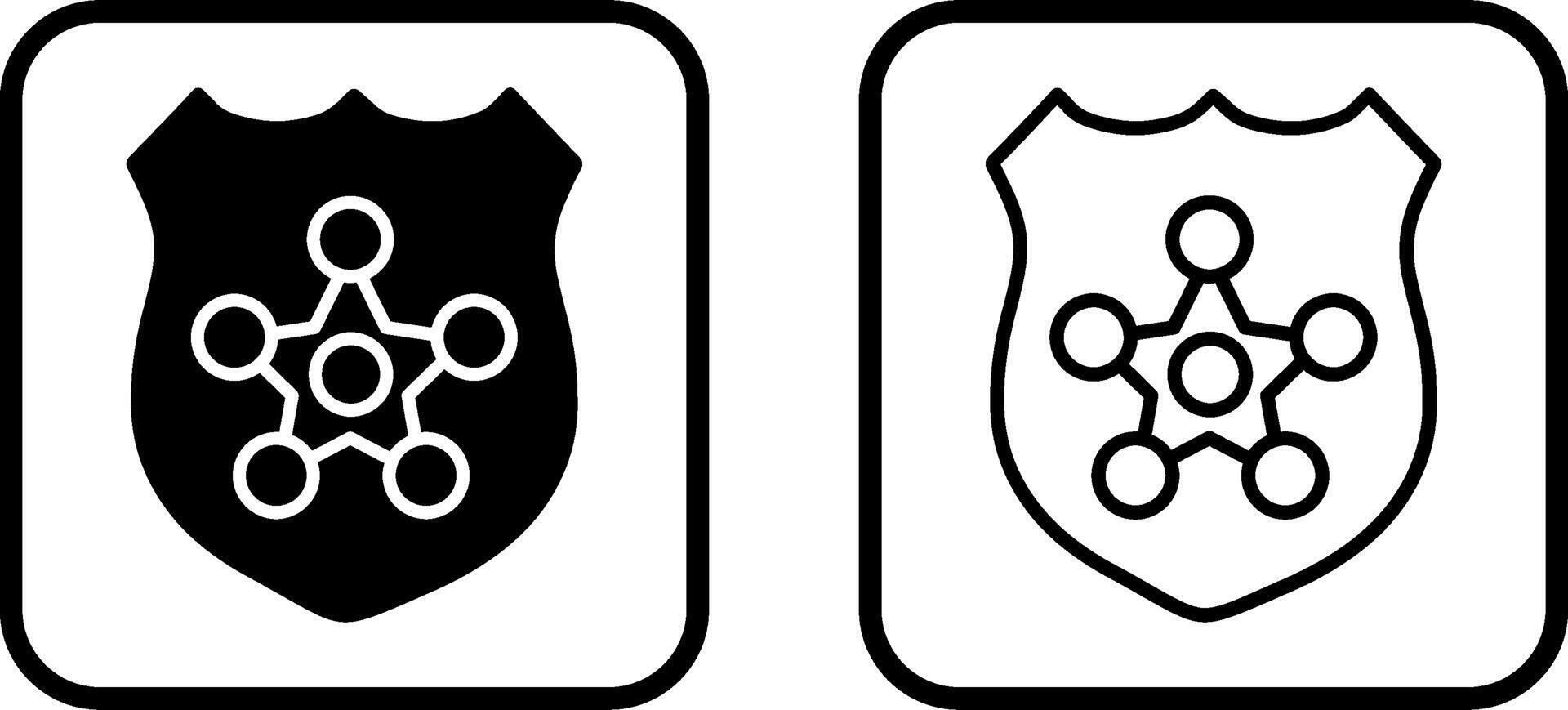 Police Badge Vector Icon