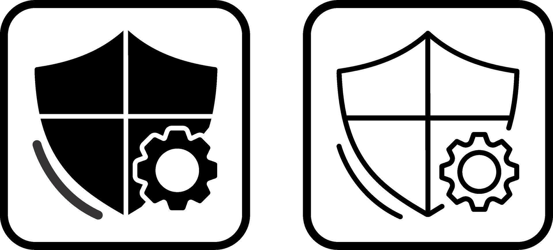 Shield Settings Vector Icon