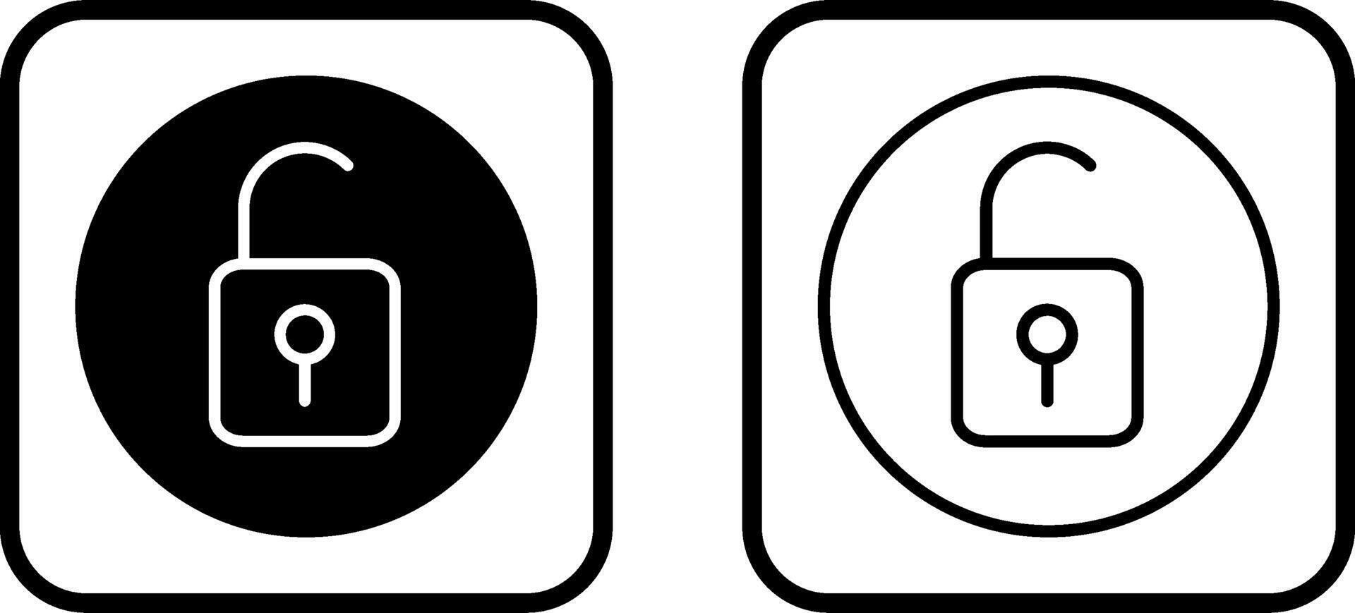 Open Lock Vector Icon