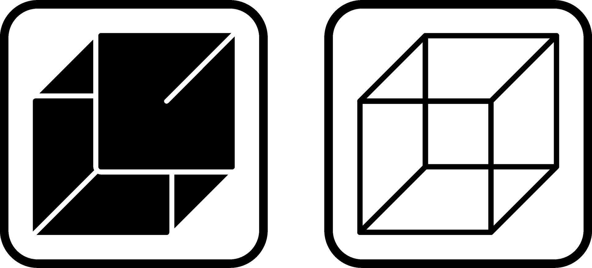 Cube Vector Icon