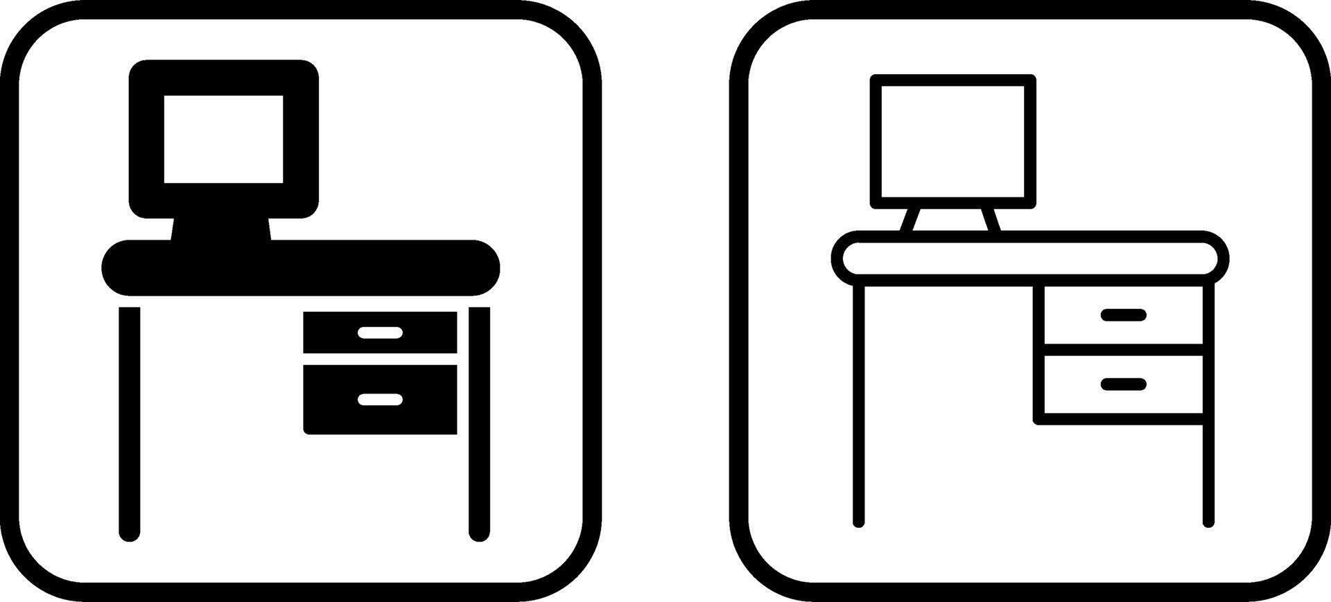 Desk Vector Icon