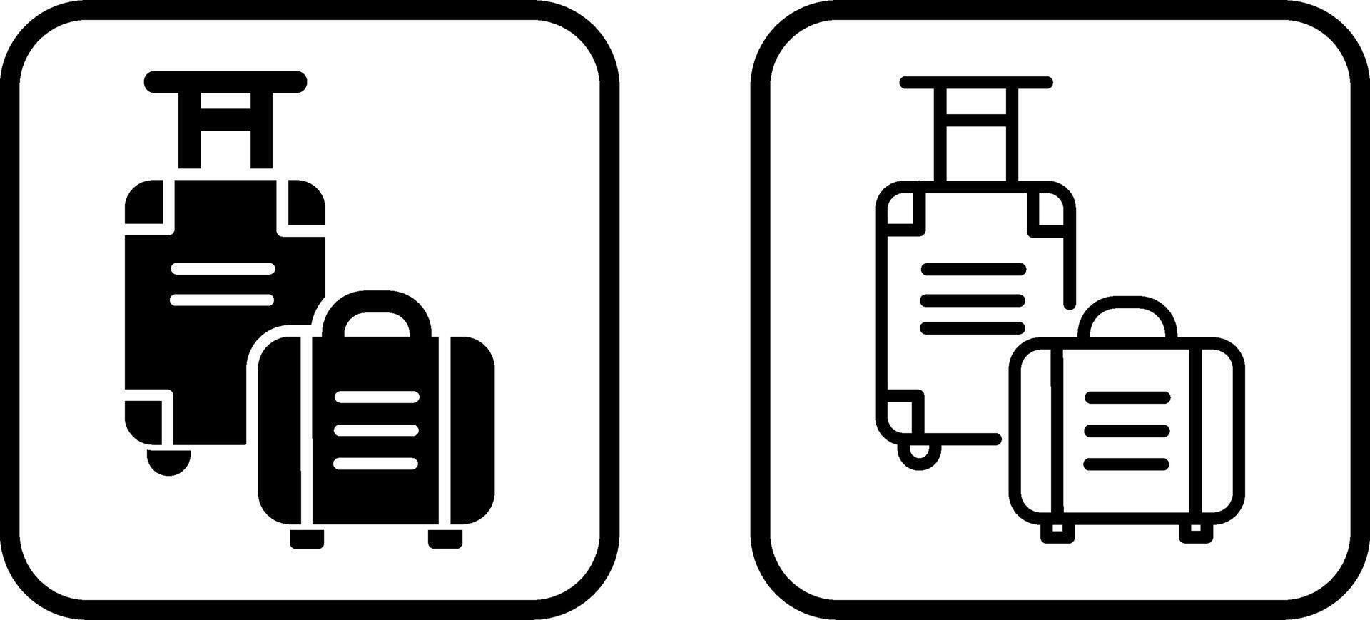 Luggage Bag Vector Icon