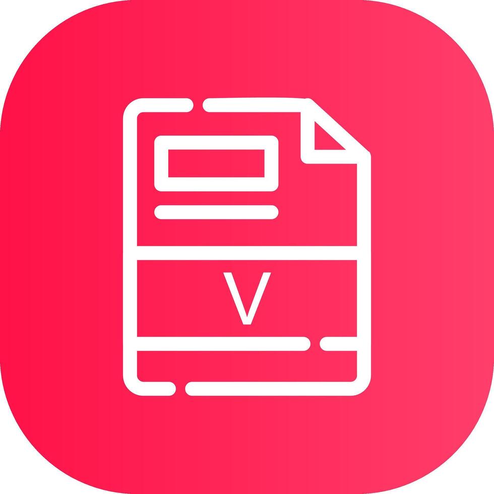 V Creative Icon Design vector
