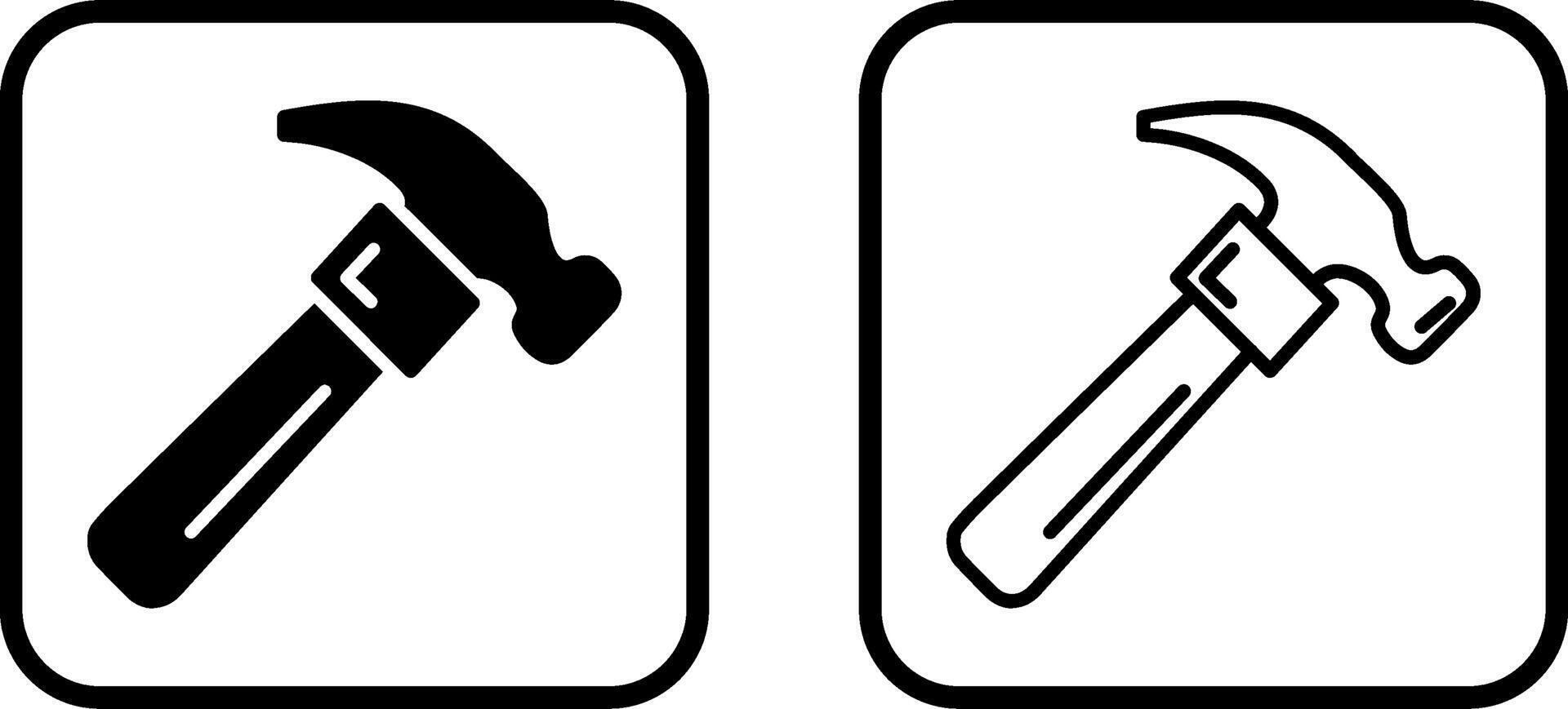 Hammer Vector Icon