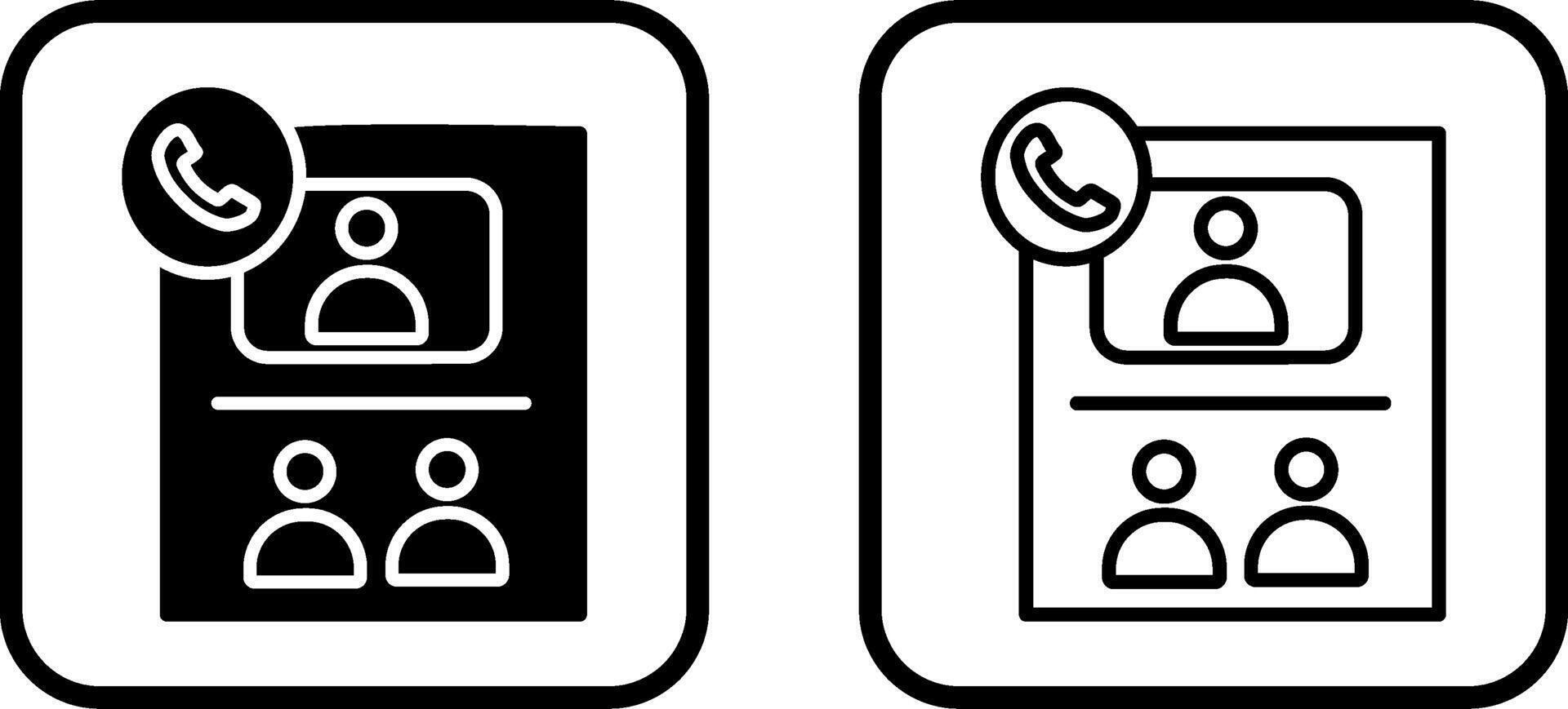 Conference Call Vector Icon